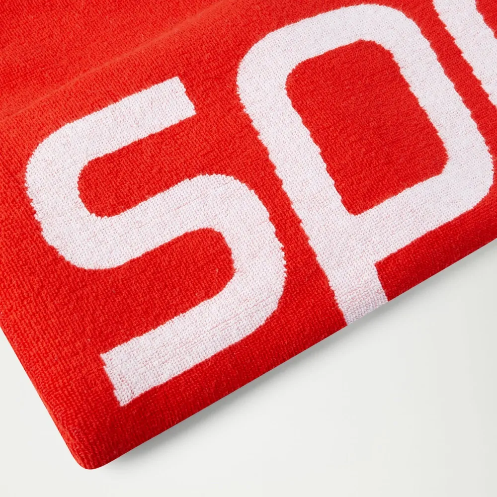 Speedo Logo Towel Red