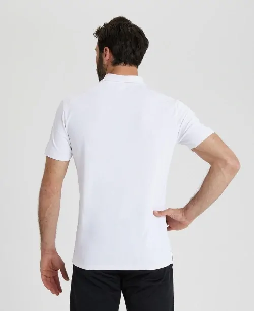 Arena Team Polo Shirt Solid White