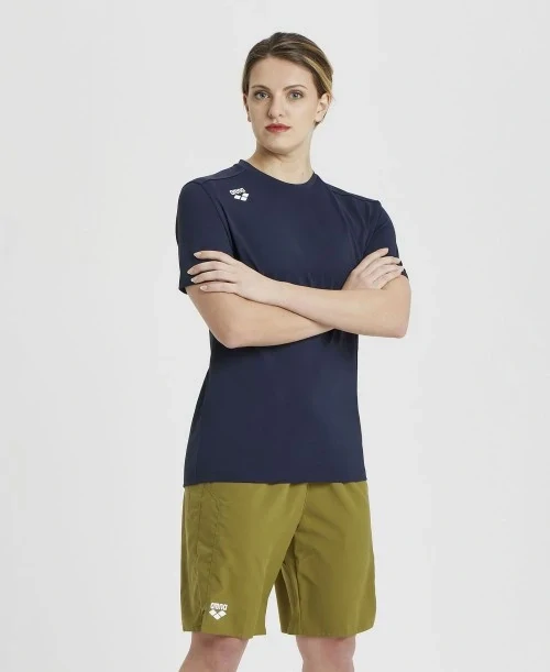 Arena Team T-Shirt Solid Navy