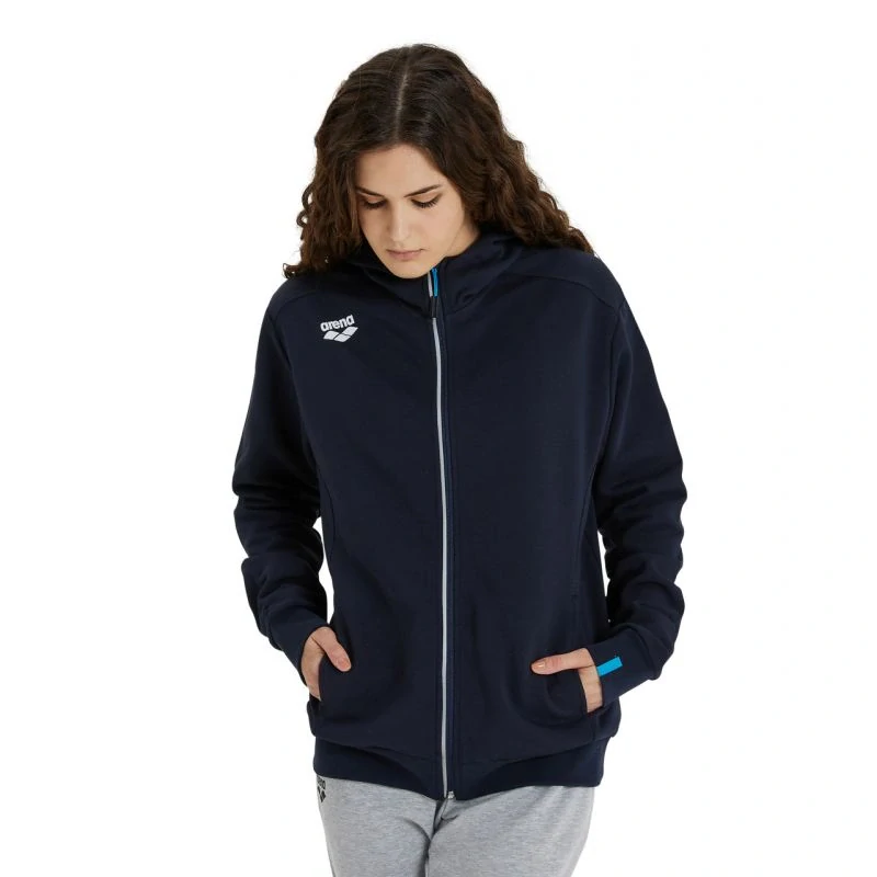 Arena Team Hooded Jacket Panel Navy