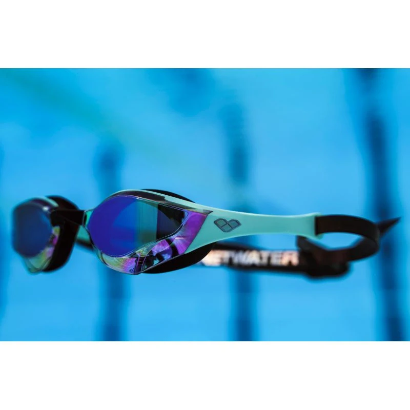 Arena Cobra Edge Swipe Mirror Goggles Emerald Peacock