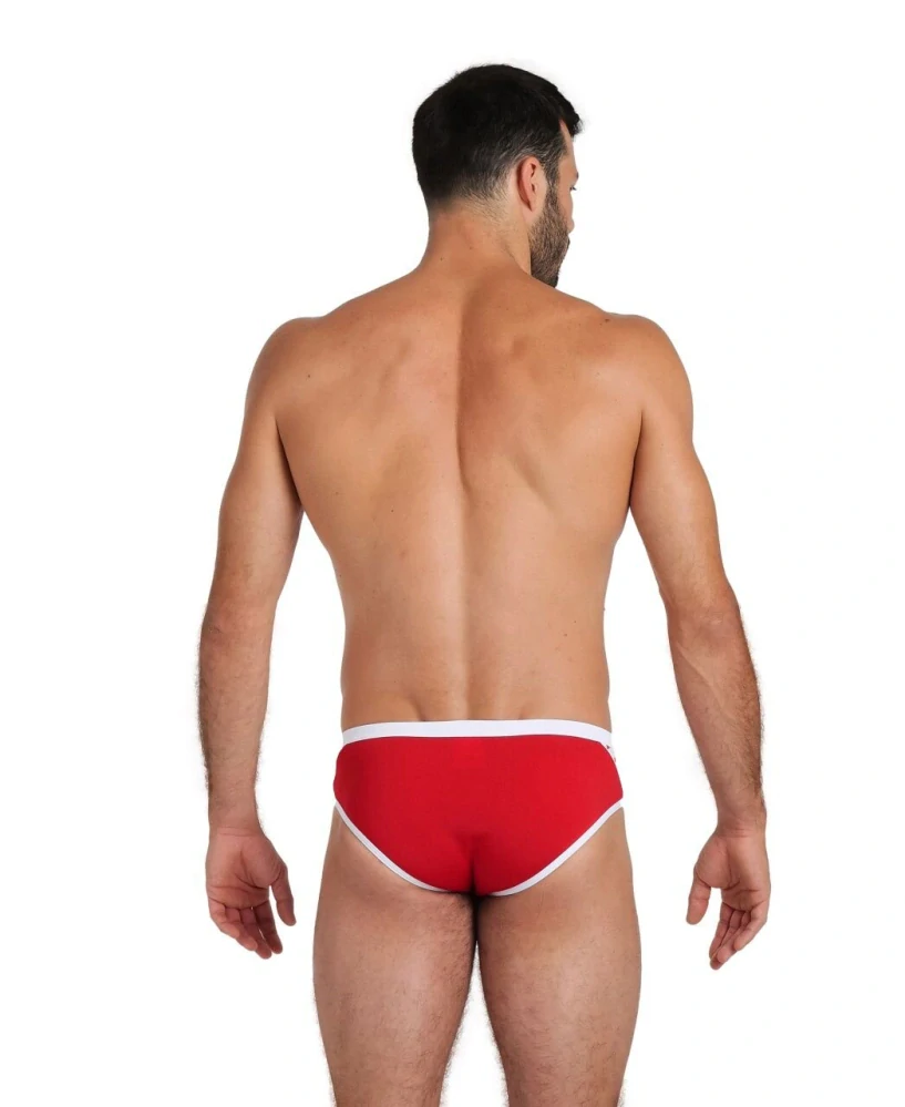 Arena Icons Swim Brief Solid Red