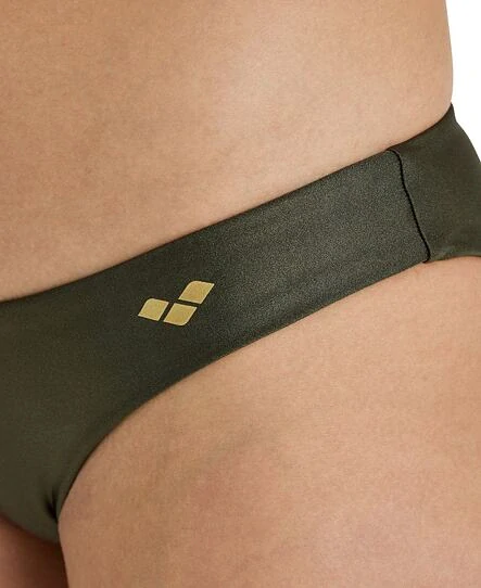 Arena W Bikini Triangle Solid - Dark Olive