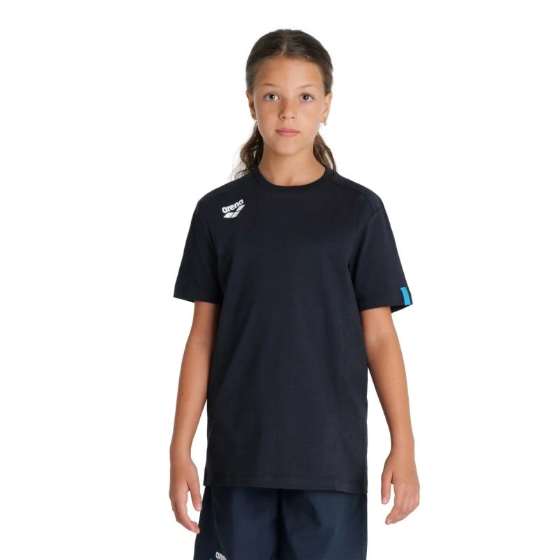 Arena Team T-Shirt Panel Navy Junior