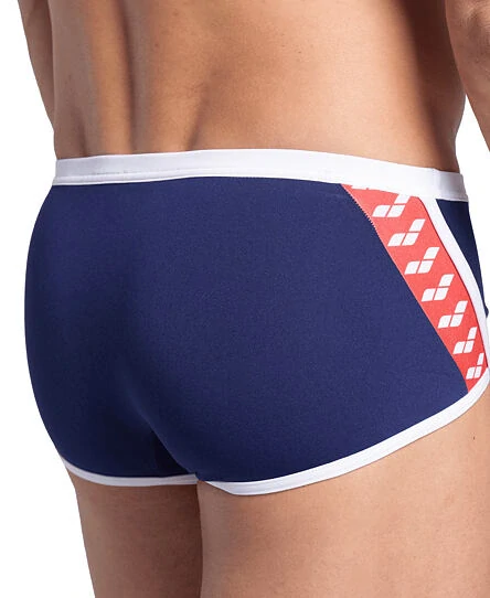 Arena Icons Swim Low Waist Short Navy-Red