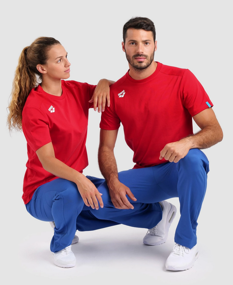 Arena Team T-Shirt Panel Red