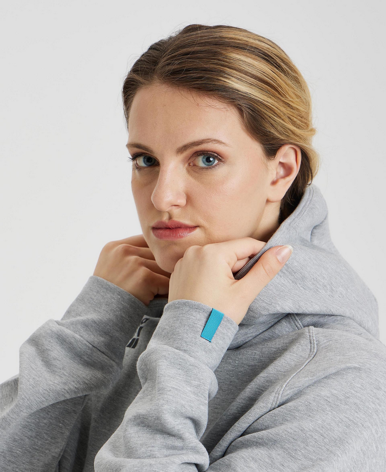 Arena Team Hooded Sweat Panel Grey