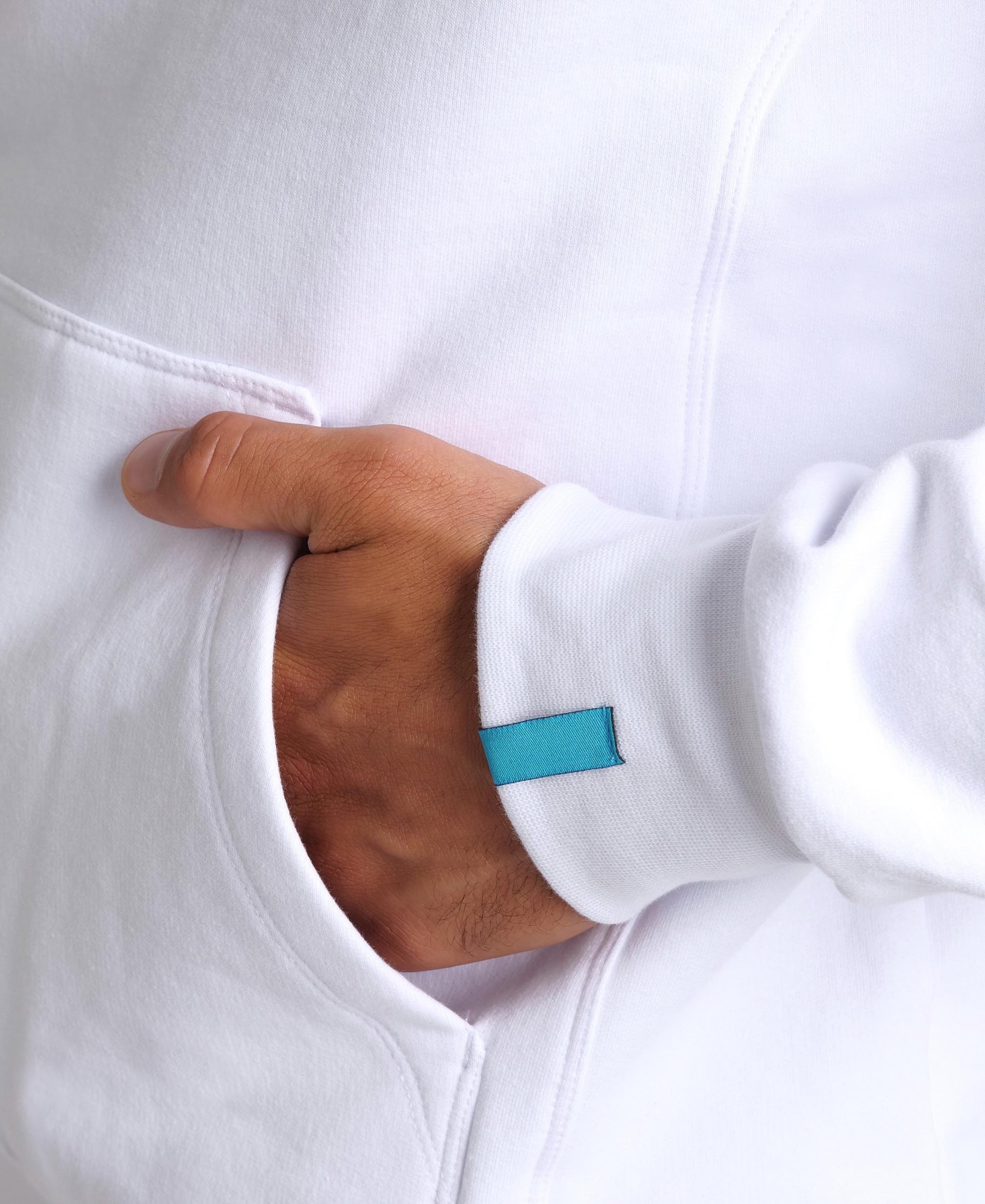 Arena Team Hooded Sweat Panel White