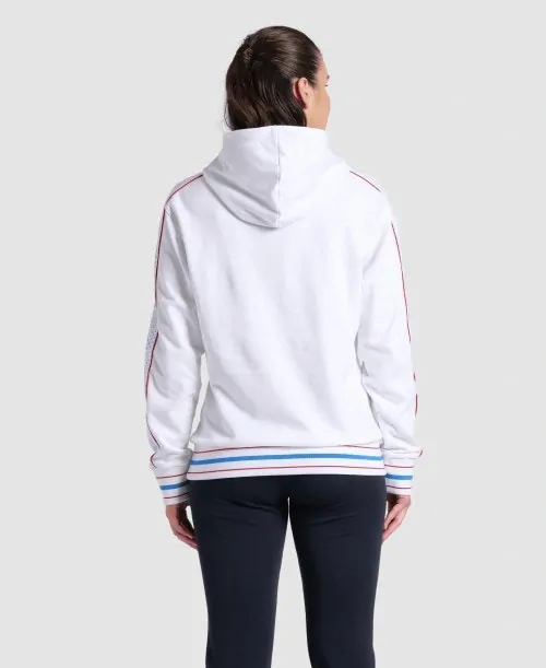 Arena Fireflow Hooded Sweat White