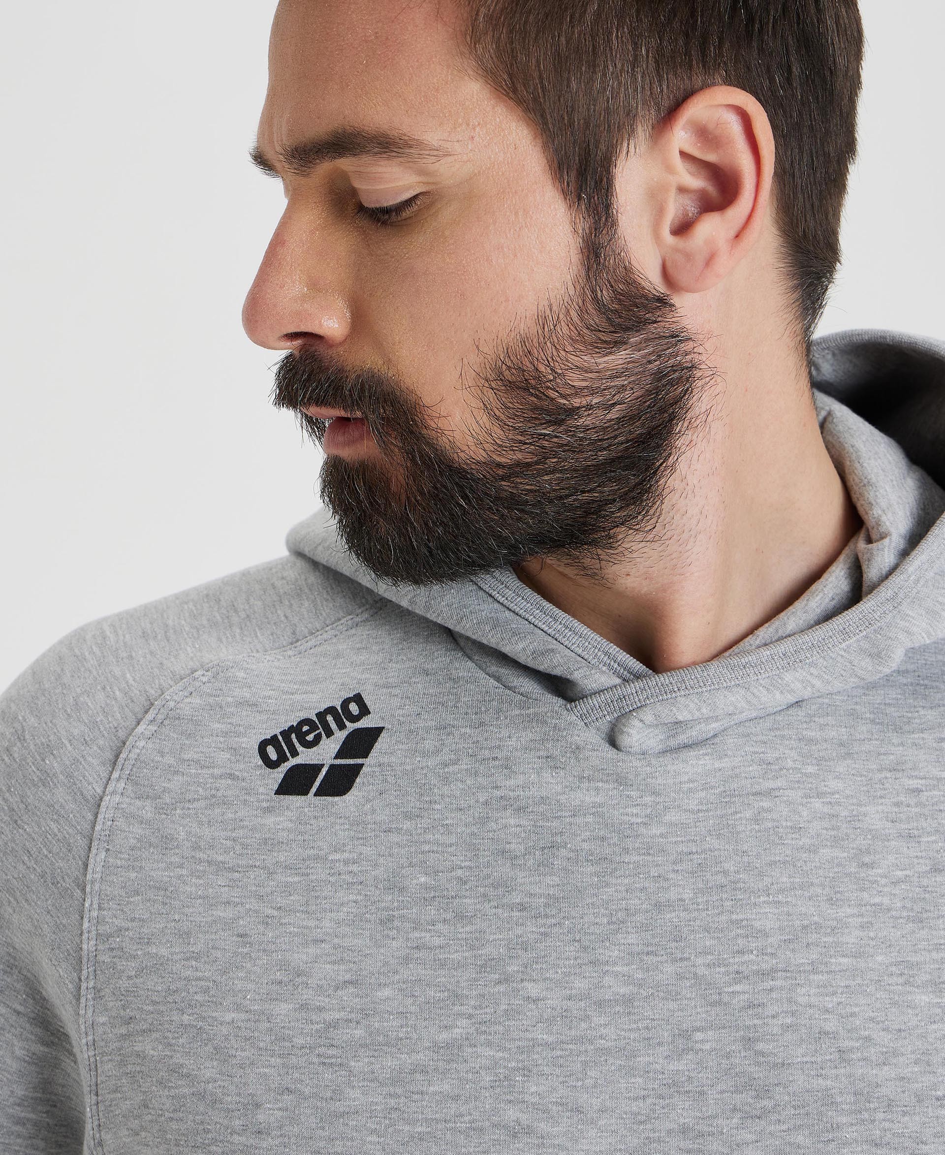 Arena Team Hooded Sweat Panel Grey