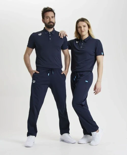 Arena Unisex Team Pant Solid Knitted Poly Navy
