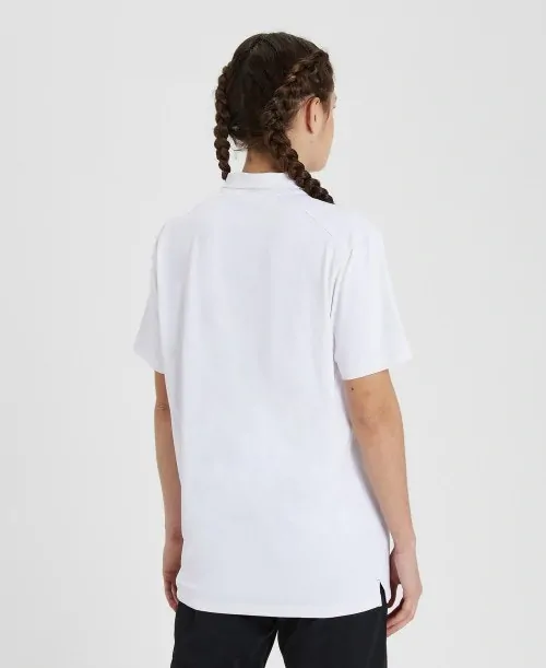 Arena Team Polo Shirt Solid White