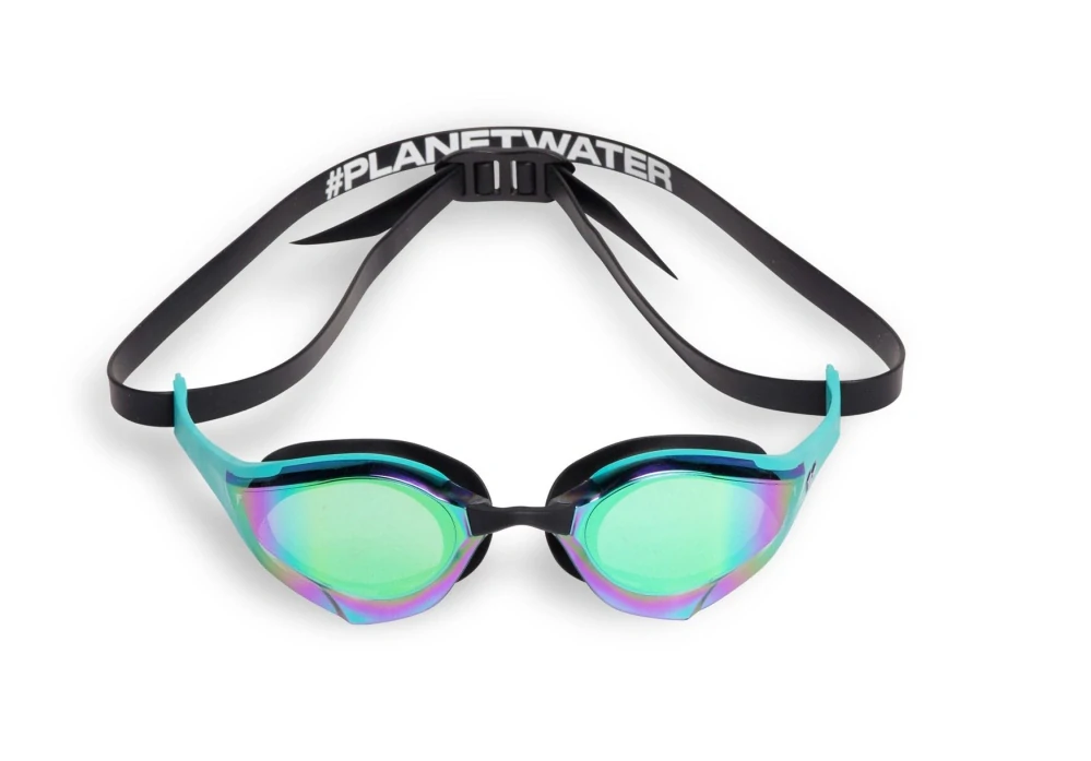 Arena Cobra Edge Swipe Mirror Goggles Emerald Peacock