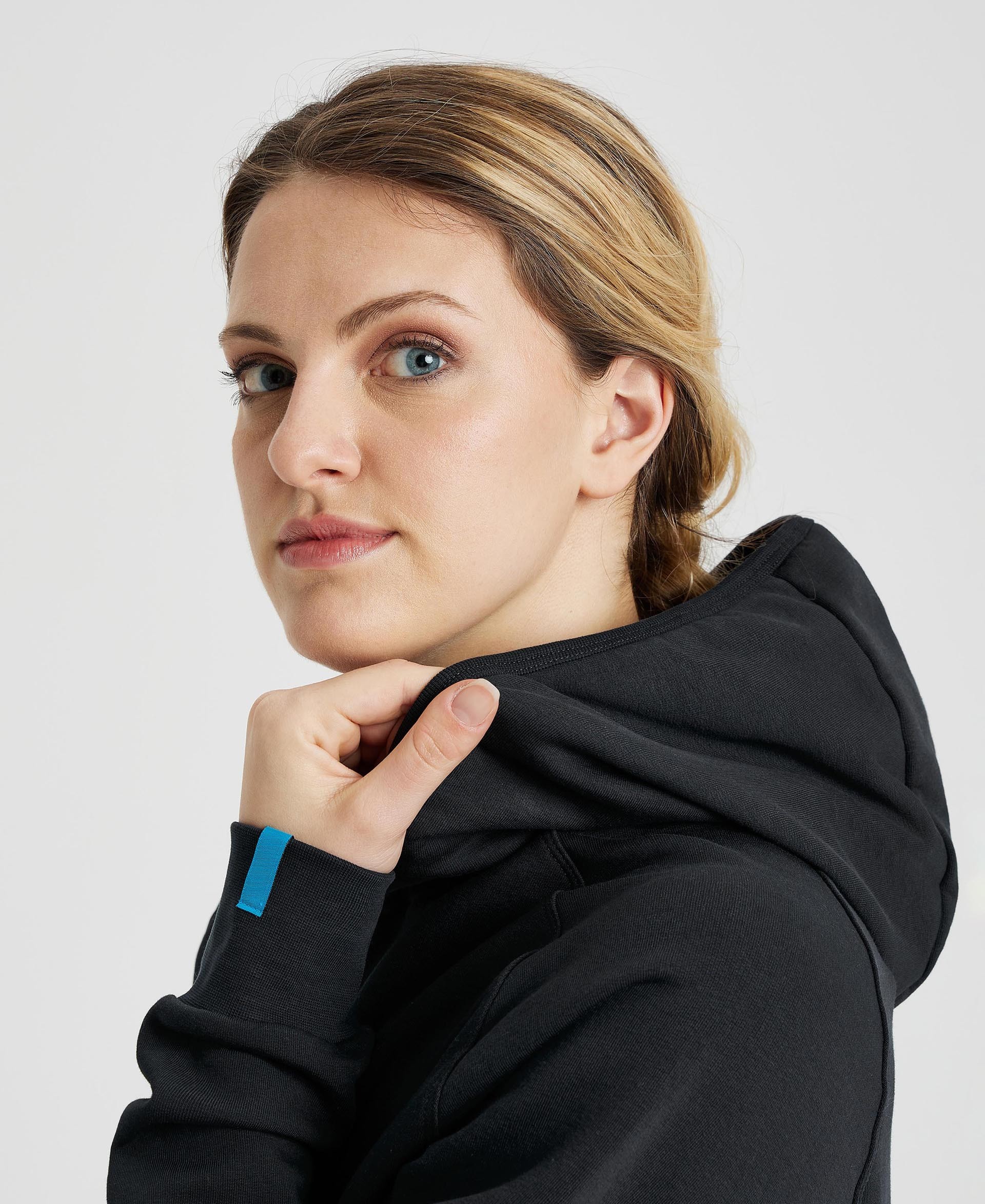 Arena Team Hooded Sweat Panel Black