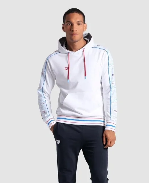 Arena Fireflow Hooded Sweat White