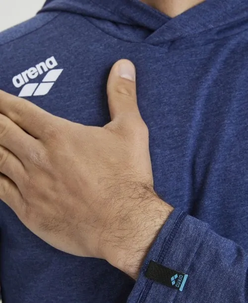 Arena Team Hooded Long Sleeve T-Shirt Navy