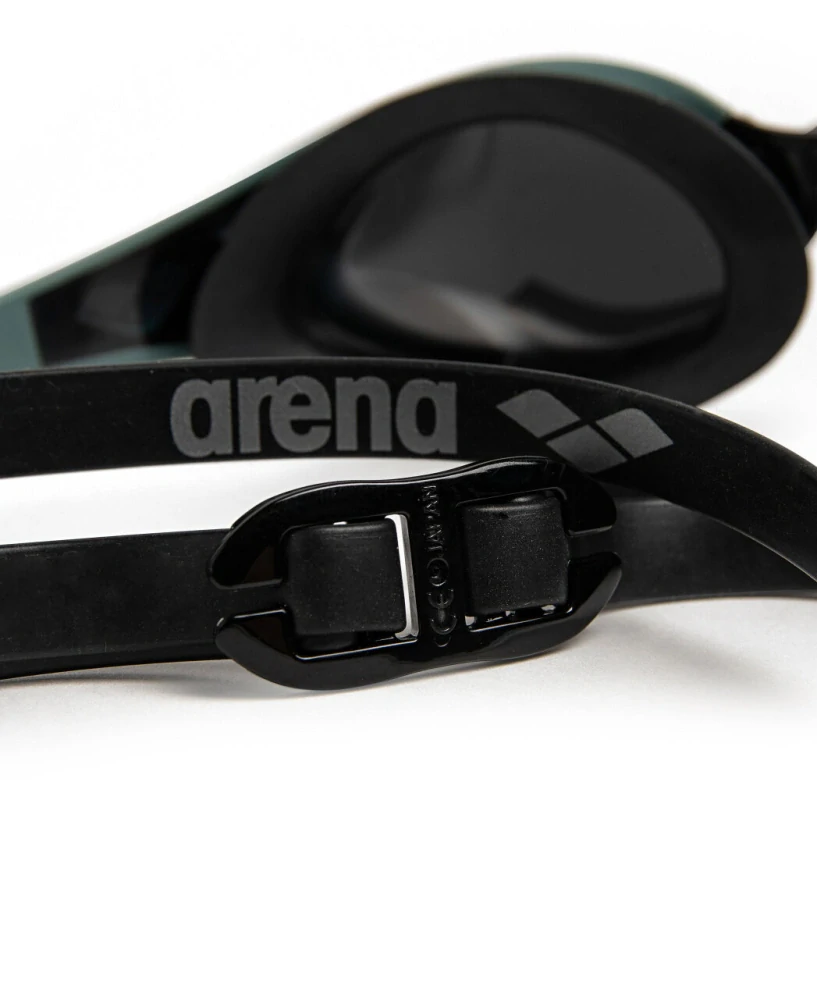Arena Cobra Edge Swipe Mirror Goggles Green