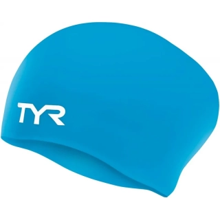 TYR Long Hair Wrinkle-Free Swim Cap