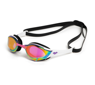 Arena Cobra Edge Swipe Mirror Goggles WHITE-VIOLET