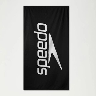 Speedo Logo Towel Black