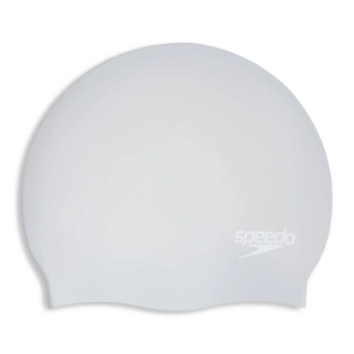 Speedo Long Hair Cap Silver