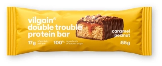 Vilgain Double Trouble Protein Bar - Arašídy se slaným karamelem