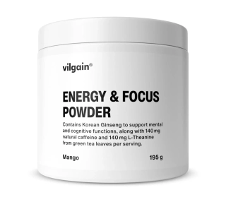 Vilgain Energy & Focus Powder Mango