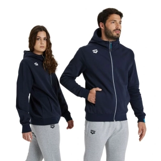 Arena Team Hooded Jacket Panel Navy