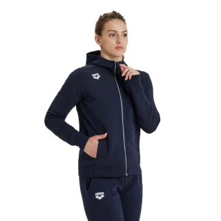 Arena Team Women's Hooded Jacket Panel Navy