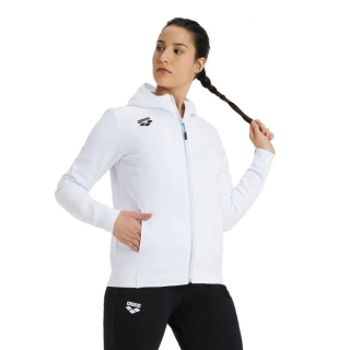 Arena Team Women's Hooded Jacket Panel White