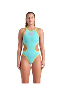 Arena One Biglogo One Piece Water-Soft Green