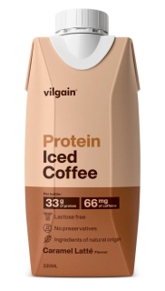 Vilgain Protein Iced Coffee - karamelové cafe latté