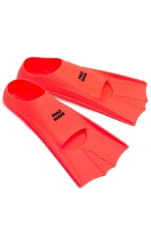 Mad Wave Flippers Fins Training Red
