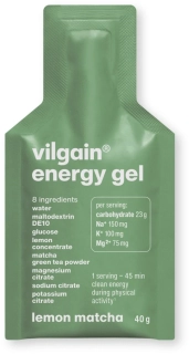 Vilgain Energy gel citron a matcha 40g 