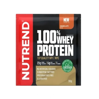 Nutrend Grass-Fed 100% Whey Protein - Karamelové Latté 30g