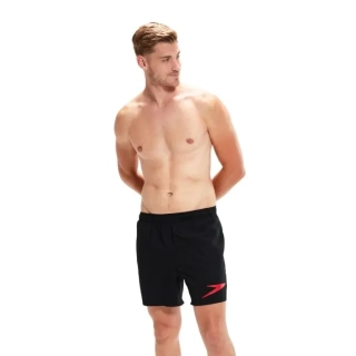 Speedo Sport Solid Watershort - černá a červená