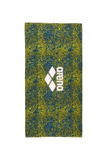 Arena Snakeskin Towel Green