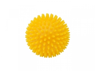 KINE-MAX MASÁŽNÍ MÍČEK JEŽEK 9CM - ŽLUTÝ