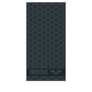 Arena Monogram Towel - Asphalt