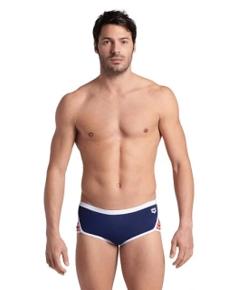 Arena Icons Swim Low Waist Short Navy-Red