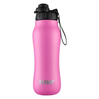 Funky Clean Stream hliníková lahev - Still Pink