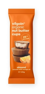 Vilgain Organic Nut Butter Cups - mandle v pomerančovém oleji