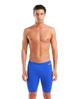 Arena Team Swim Jammer Solid Neon Blue-Orange