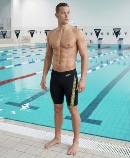 Speedo Monogram Jammer - Fast Green/Yellow