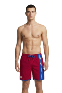 Arena Icons Team Stripe Bermuda Burgundy Retro