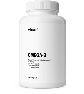 Vilgain Omega-3 180 kapslí