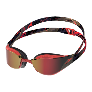 Speedo Fastskin Hyper Elite Mirror Black/Red Gold